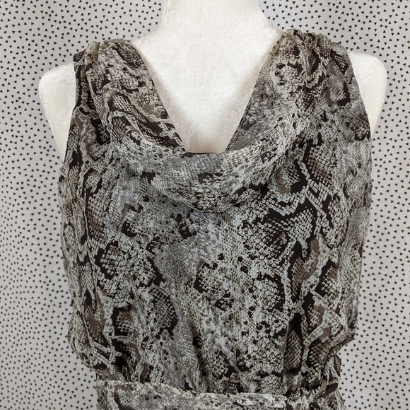 MSK Dresses & Skirts - MSK Snakeskin Flowy Dress (6)